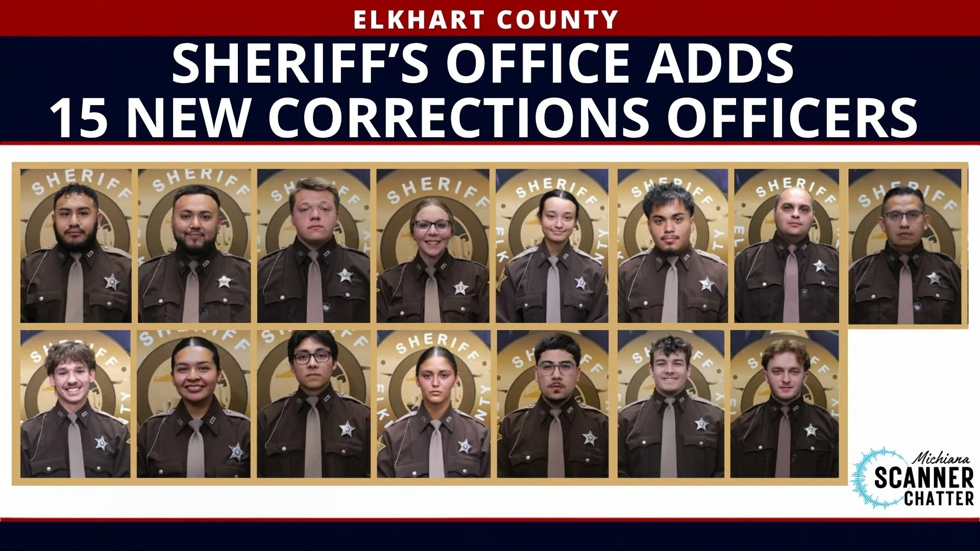 Elkhart County Sheriff’s Office Adds 15 New Corrections Officers