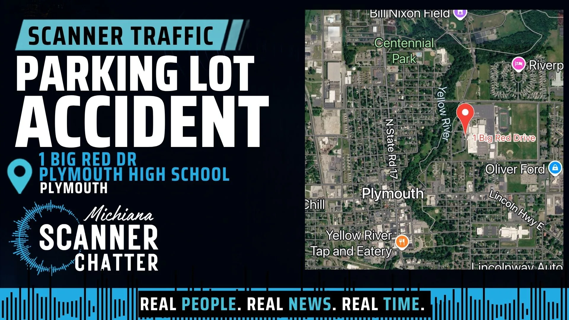 Location map for Parking Lot Accident
