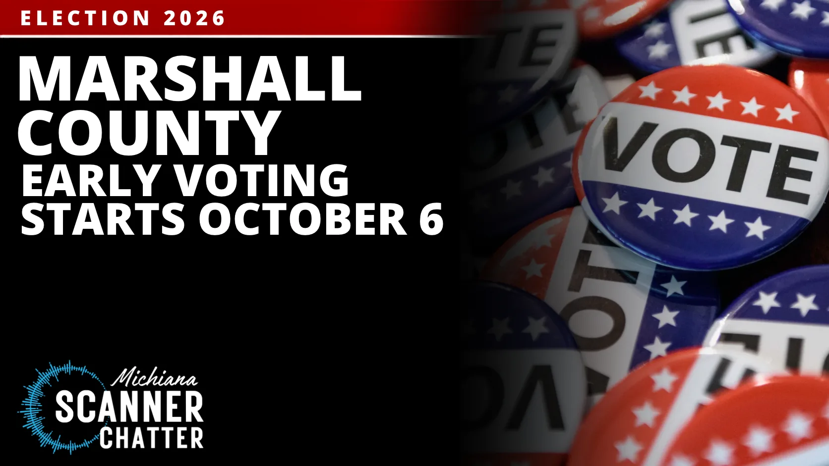 Marshall County Early Voting Starts October 6