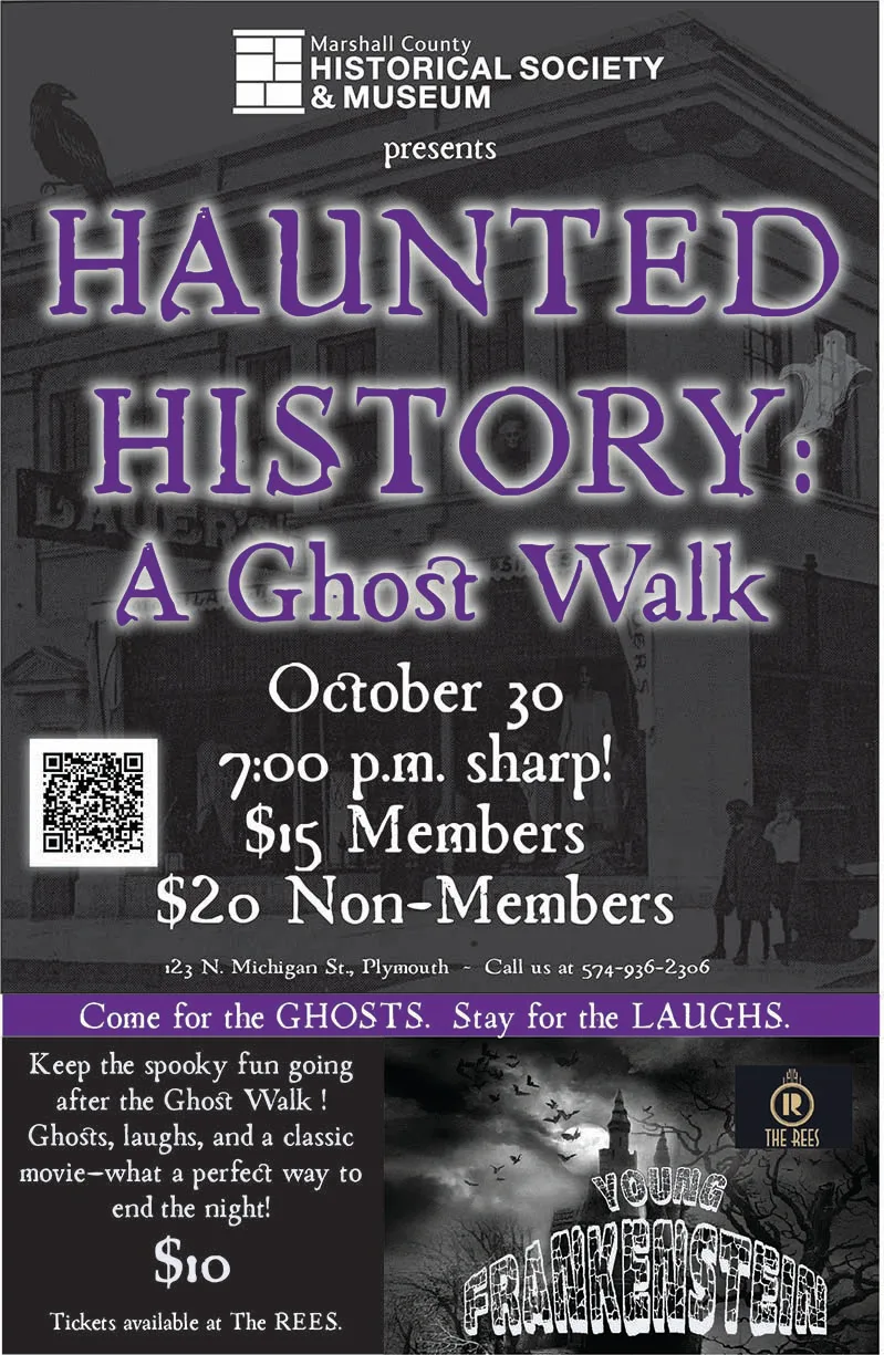 Marshall County Historical Society & Museum Presents Haunted History: A Ghost Walk