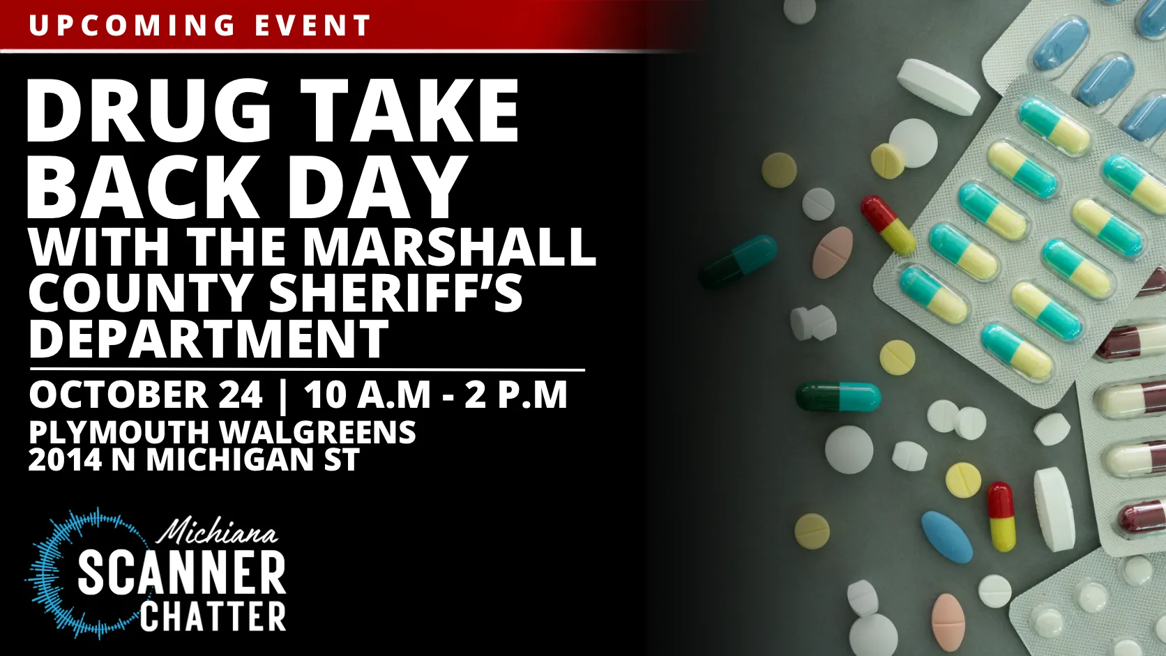 Prescription Drug Take Back Event Set for Saturday in Plymouth